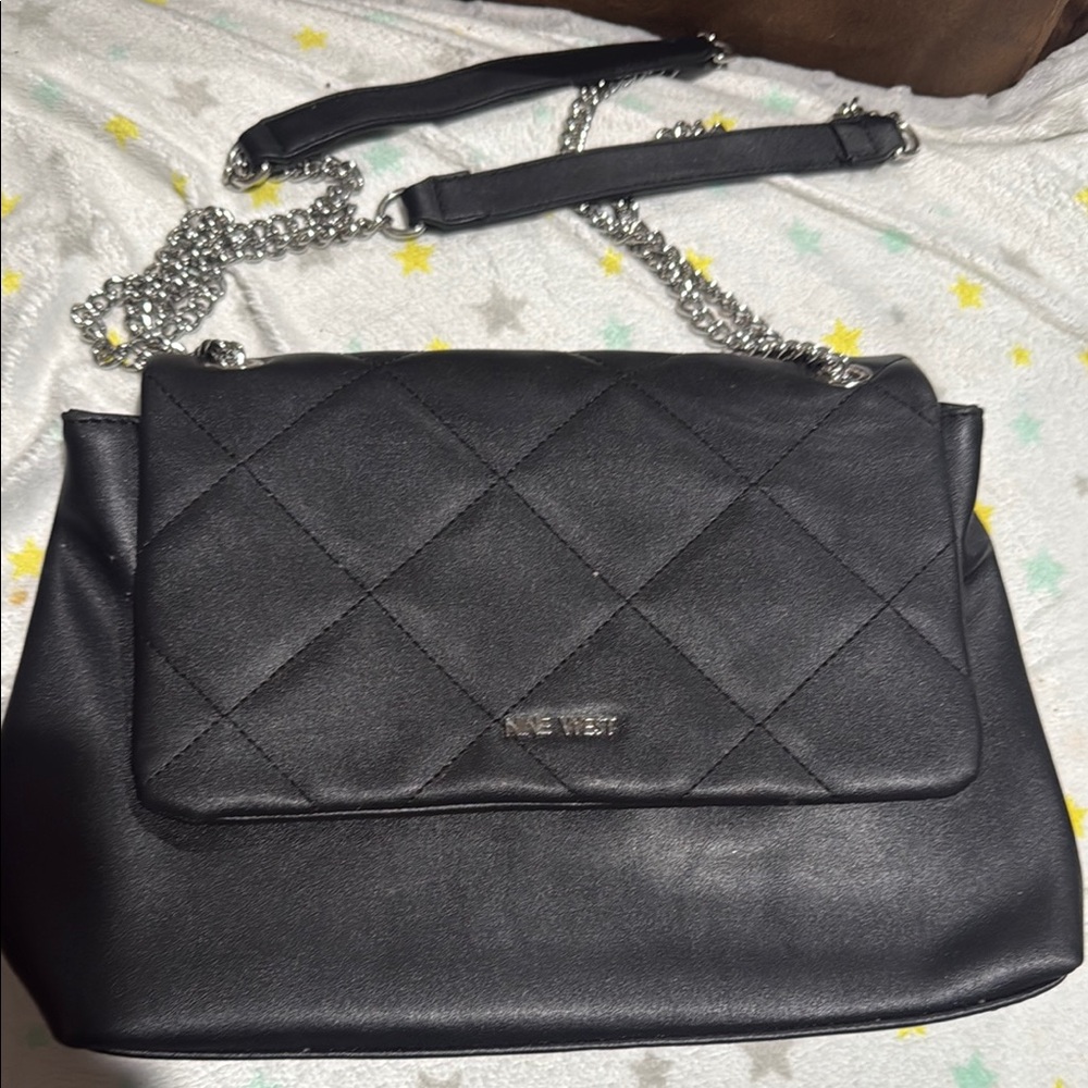 Black Quilted Women's Bag